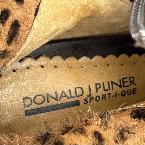 Donald J Pliner Suede Leopard Print Boots - Picture 3 of 9